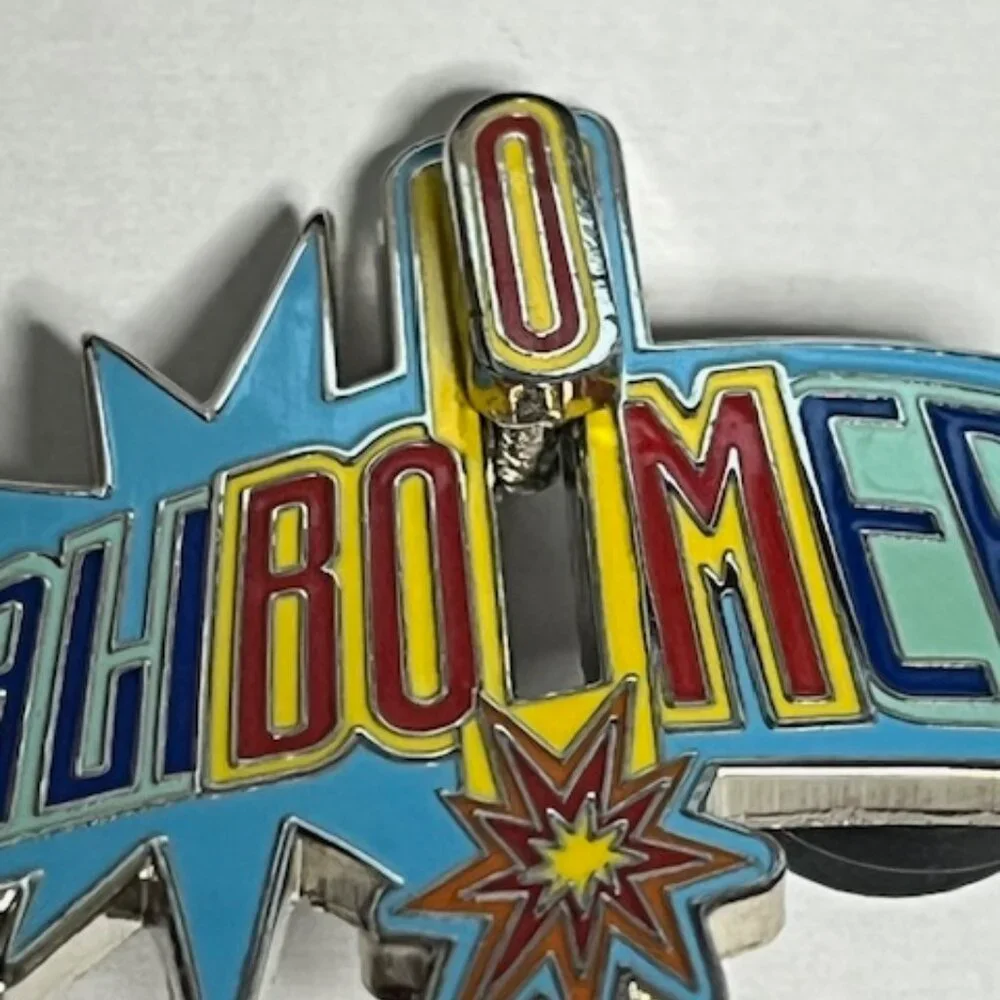 Disney MaliBoomer Disney California Adventure Slide Lapel Vest Hat Pin 1.75